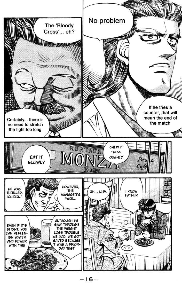 Hajime no Ippo Chapter 316 page 17 - Chapter 316 : "Crocodile" Landing