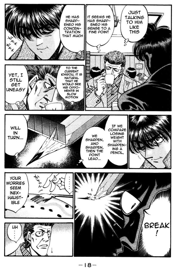 Hajime no Ippo Chapter 316 page 19 - Chapter 316 : "Crocodile" Landing