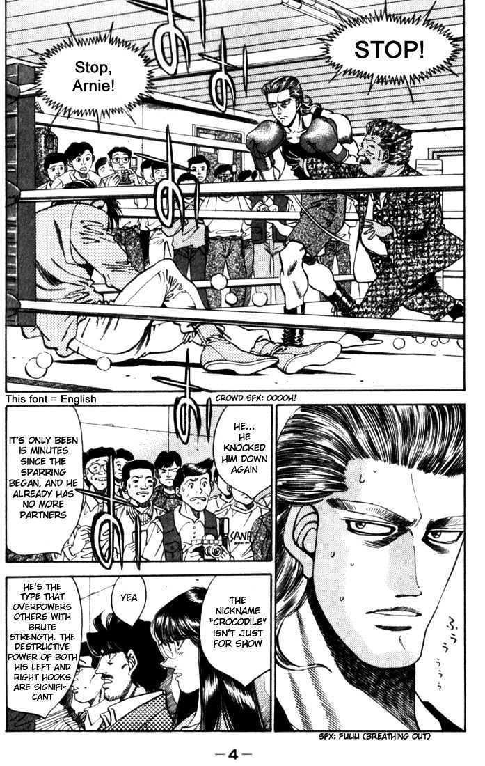 Hajime no Ippo Chapter 316 page 5 - Chapter 316 : "Crocodile" Landing