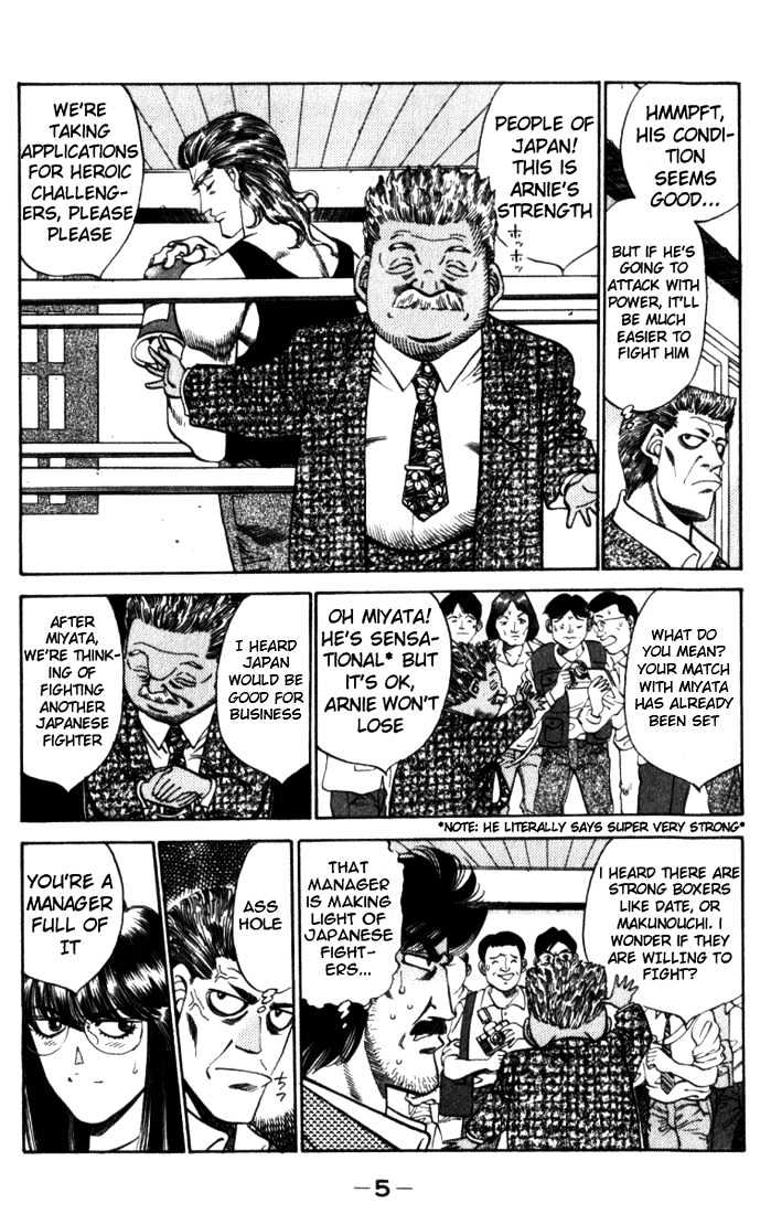 Hajime no Ippo Chapter 316 page 6 - Chapter 316 : "Crocodile" Landing