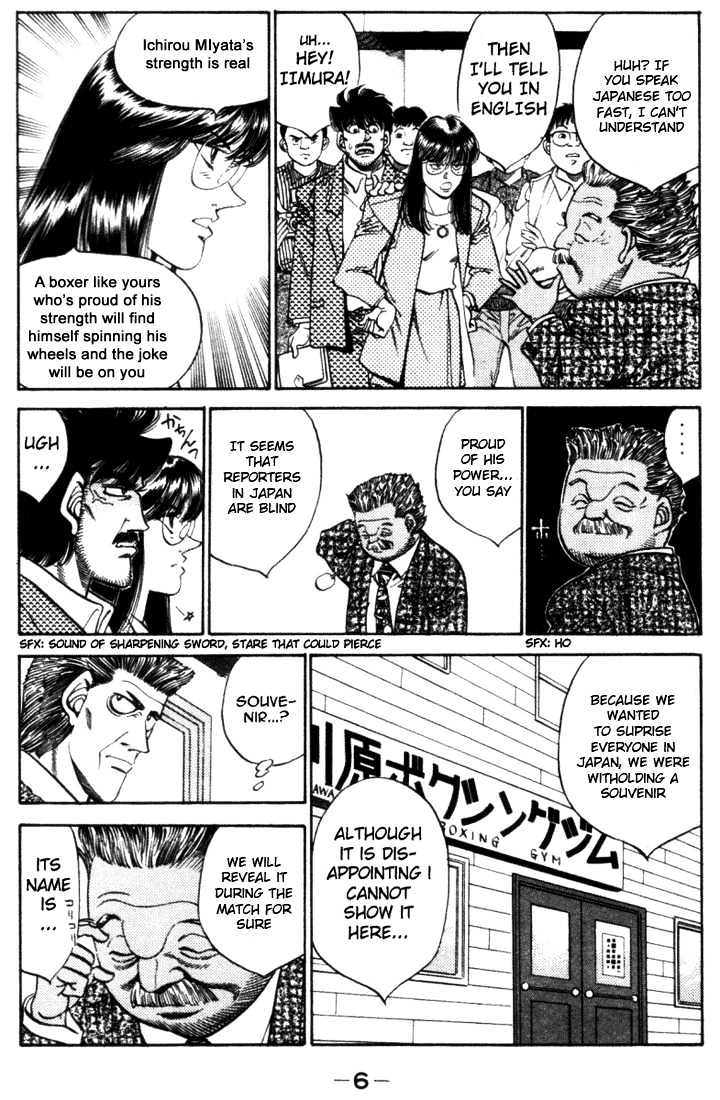 Hajime no Ippo Chapter 316 page 7 - Chapter 316 : "Crocodile" Landing