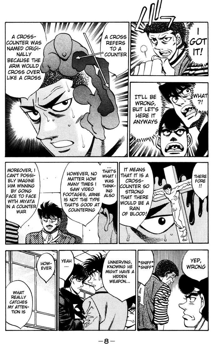 Hajime no Ippo Chapter 316 page 9 - Chapter 316 : "Crocodile" Landing