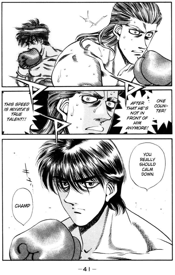 Hajime no Ippo Chapter 317 page 18 - Chapter 317 : An Oath Made On The Counter