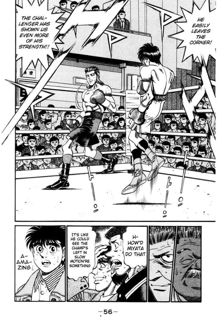 Hajime no Ippo Chapter 318 page 14 - Chapter 318 : Other worldly Speed