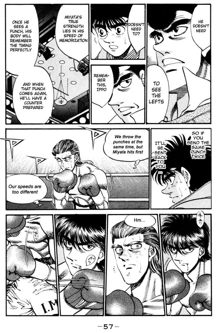 Hajime no Ippo Chapter 318 page 15 - Chapter 318 : Other worldly Speed