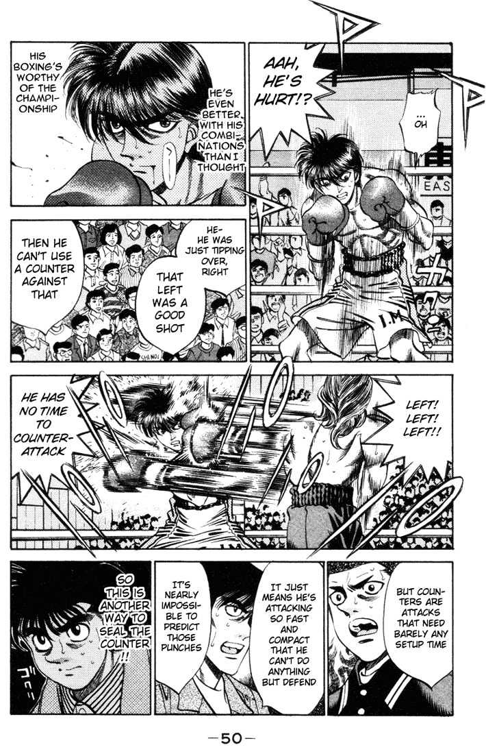 Hajime no Ippo Chapter 318 page 8 - Chapter 318 : Other worldly Speed