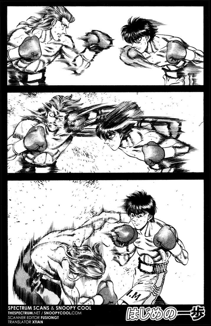 Hajime no Ippo Chapter 319 page 1 - Chapter 319 : The Moment The Cross Is Painted