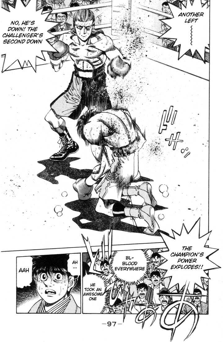 Hajime no Ippo Chapter 320 page 15 - Chapter 320 : Bloody Cross