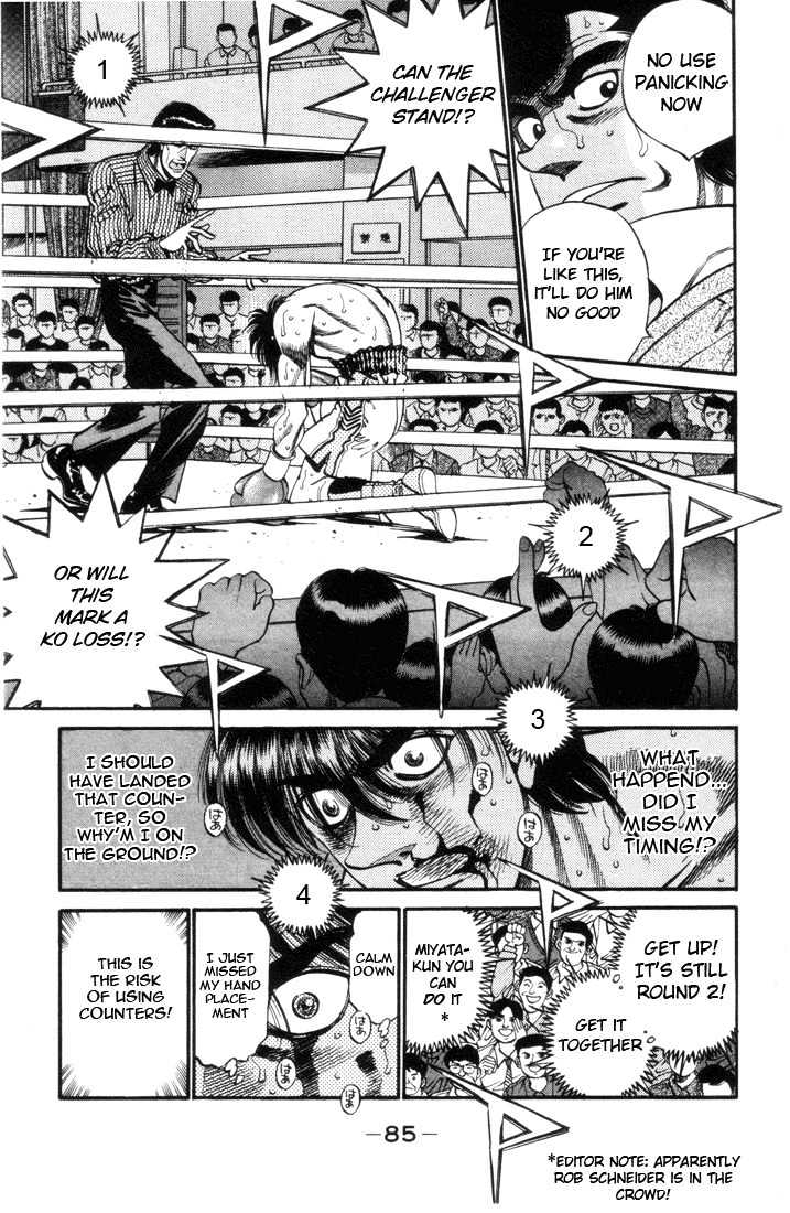 Hajime no Ippo Chapter 320 page 3 - Chapter 320 : Bloody Cross