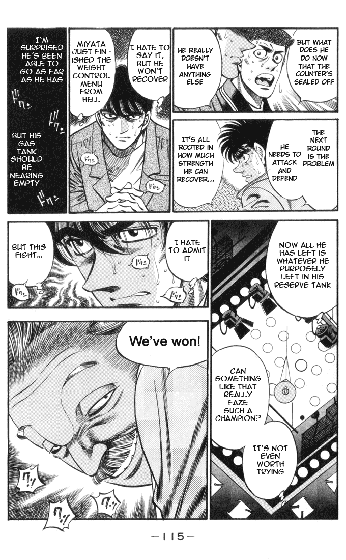 Hajime no Ippo Chapter 321.2 page 13 - Chapter 321 v2 : A Fist That Is Alive and A Fist That Is Dead