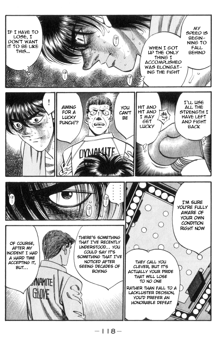 Hajime no Ippo Chapter 321.2 page 16 - Chapter 321 v2 : A Fist That Is Alive and A Fist That Is Dead