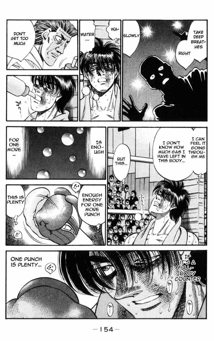 Hajime no Ippo Chapter 323 page 14 - Chapter 323 : Reach, My Feelings!