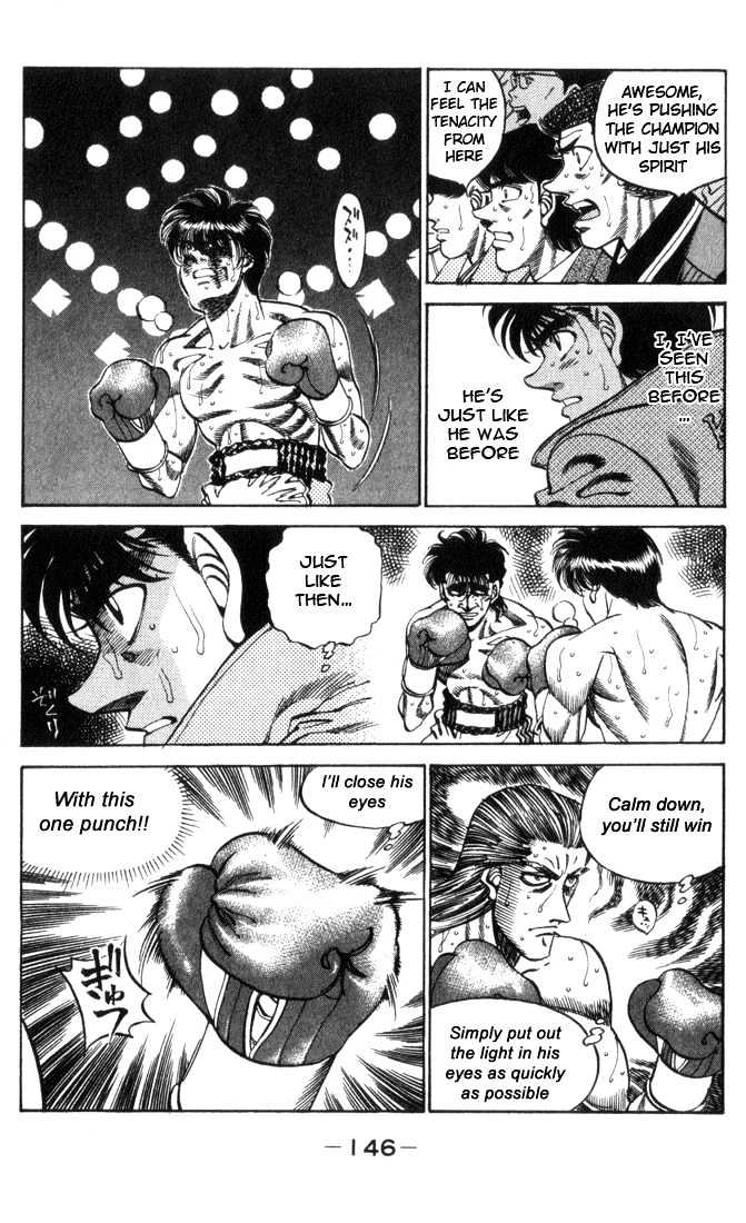 Hajime no Ippo Chapter 323 page 6 - Chapter 323 : Reach, My Feelings!