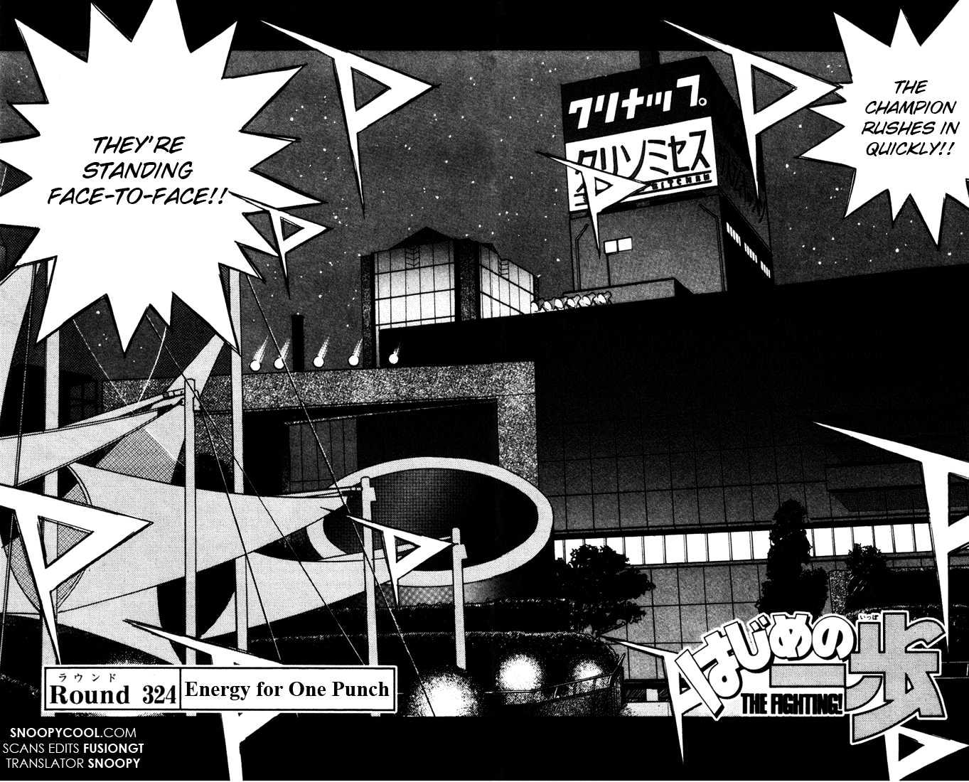 Hajime no Ippo Chapter 324 page 2 - Chapter 324 : Energy For One Punch