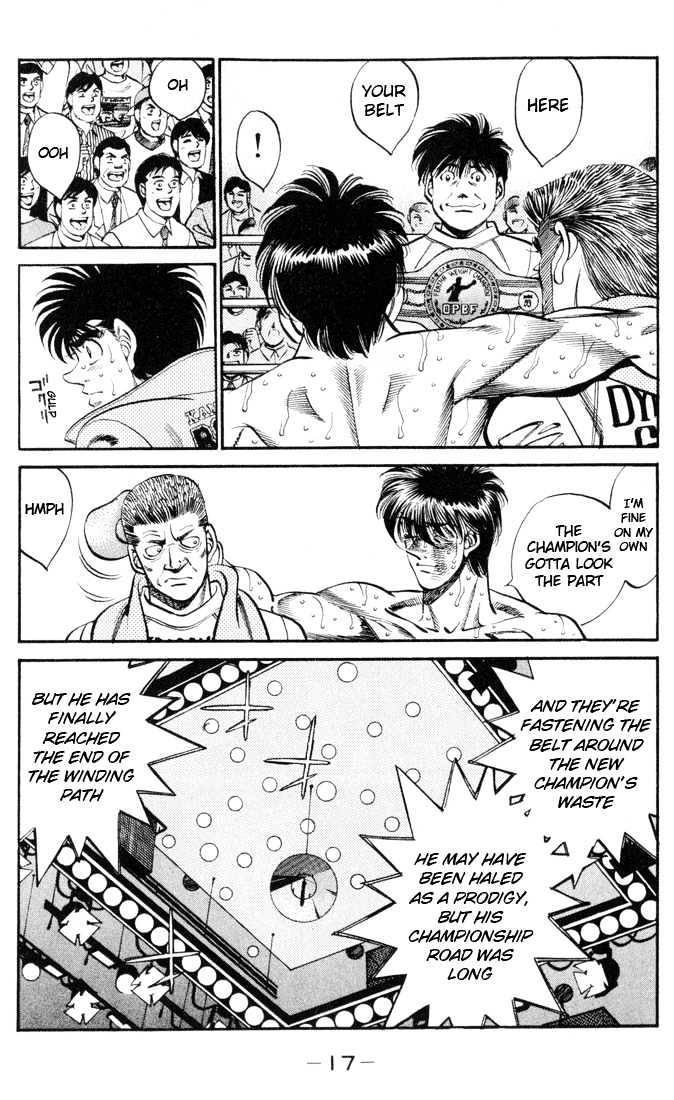 Hajime no Ippo Chapter 325 page 15 - Chapter 325 : Revived! Rival's Fists