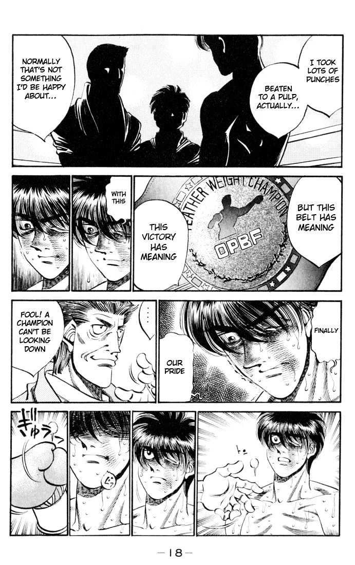 Hajime no Ippo Chapter 325 page 16 - Chapter 325 : Revived! Rival's Fists