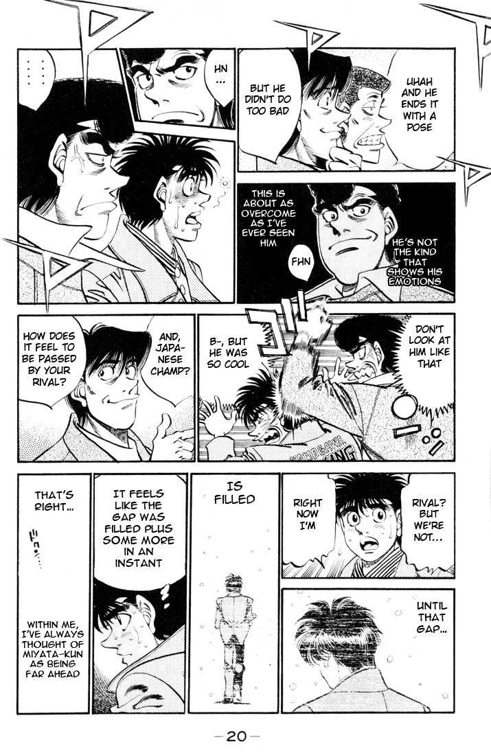 Hajime no Ippo Chapter 325 page 18 - Chapter 325 : Revived! Rival's Fists