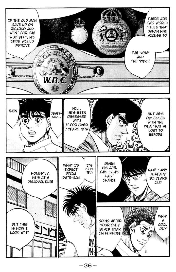Hajime no Ippo Chapter 326 page 14 - Chapter 326 : Towards The World