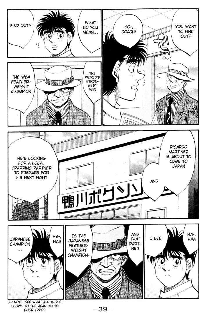 Hajime no Ippo Chapter 326 page 17 - Chapter 326 : Towards The World