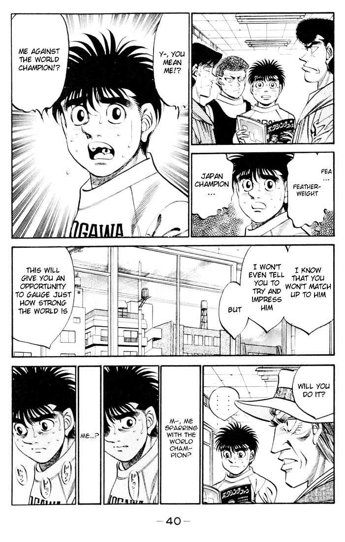 Hajime no Ippo Chapter 326 page 18 - Chapter 326 : Towards The World