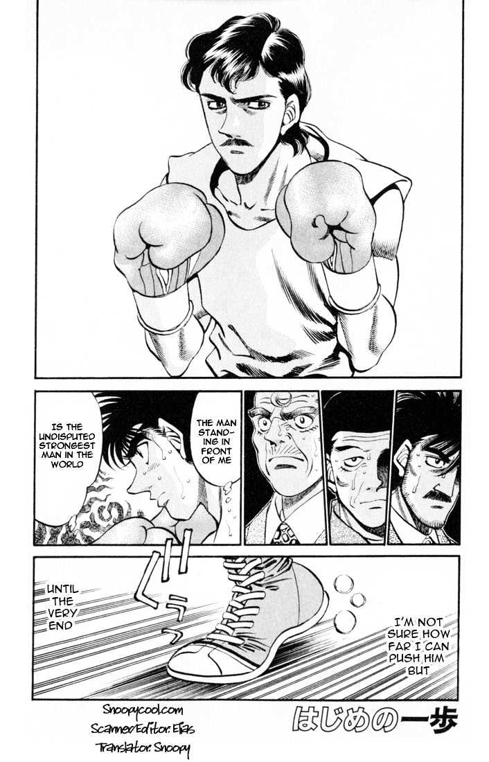 Hajime no Ippo Chapter 328 page 1 - Chapter 328 : Against The World's Strongest