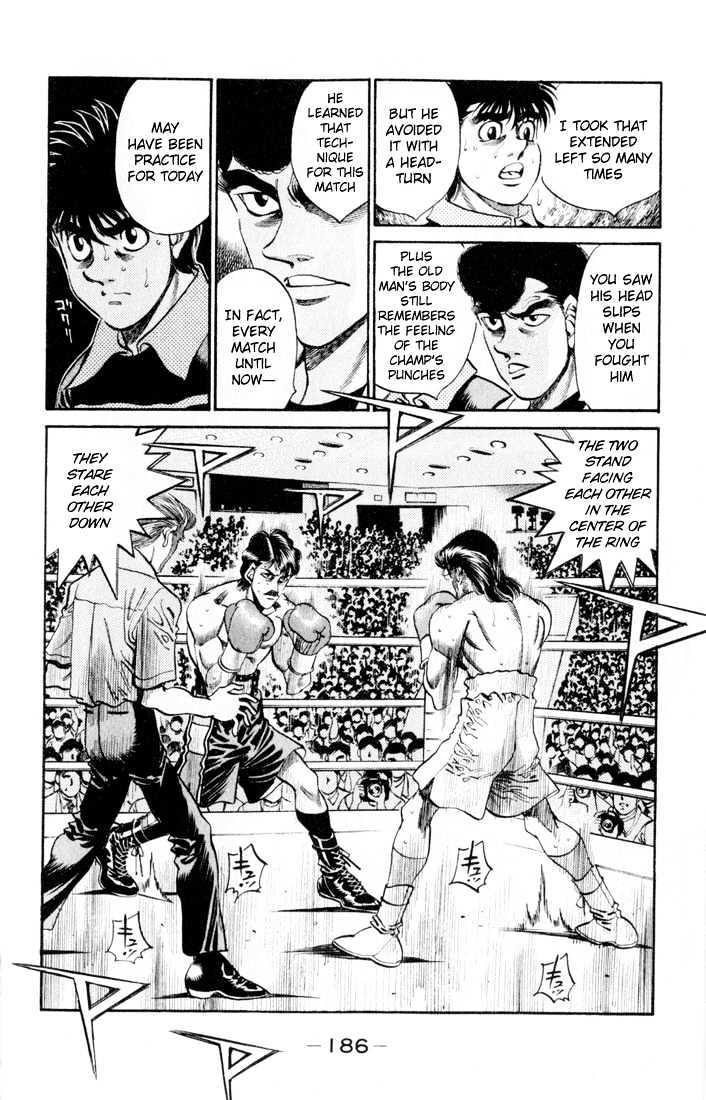 Hajime no Ippo Chapter 334 page 10 - Chapter 334 : Style Of The Golden Years