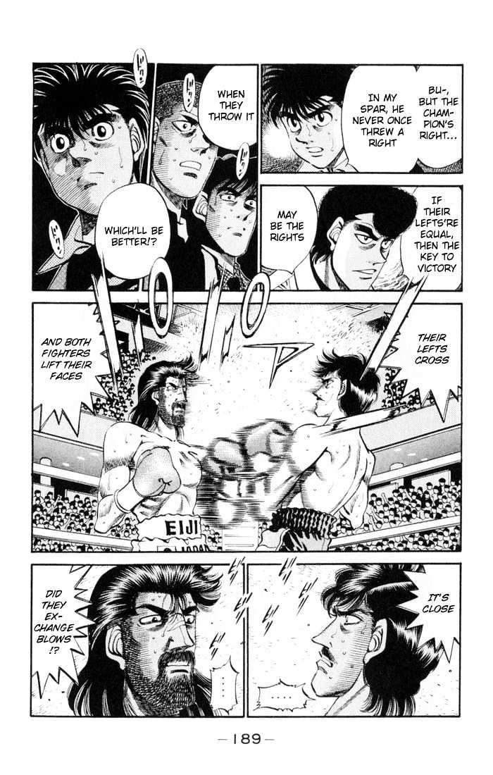 Hajime no Ippo Chapter 334 page 13 - Chapter 334 : Style Of The Golden Years