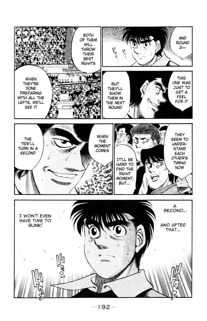 Hajime no Ippo Chapter 334 page 16 - Chapter 334 : Style Of The Golden Years