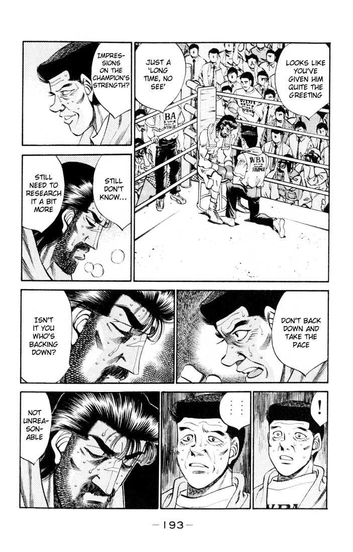 Hajime no Ippo Chapter 334 page 17 - Chapter 334 : Style Of The Golden Years