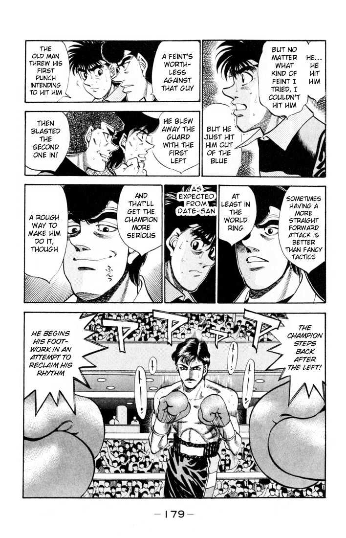 Hajime no Ippo Chapter 334 page 3 - Chapter 334 : Style Of The Golden Years