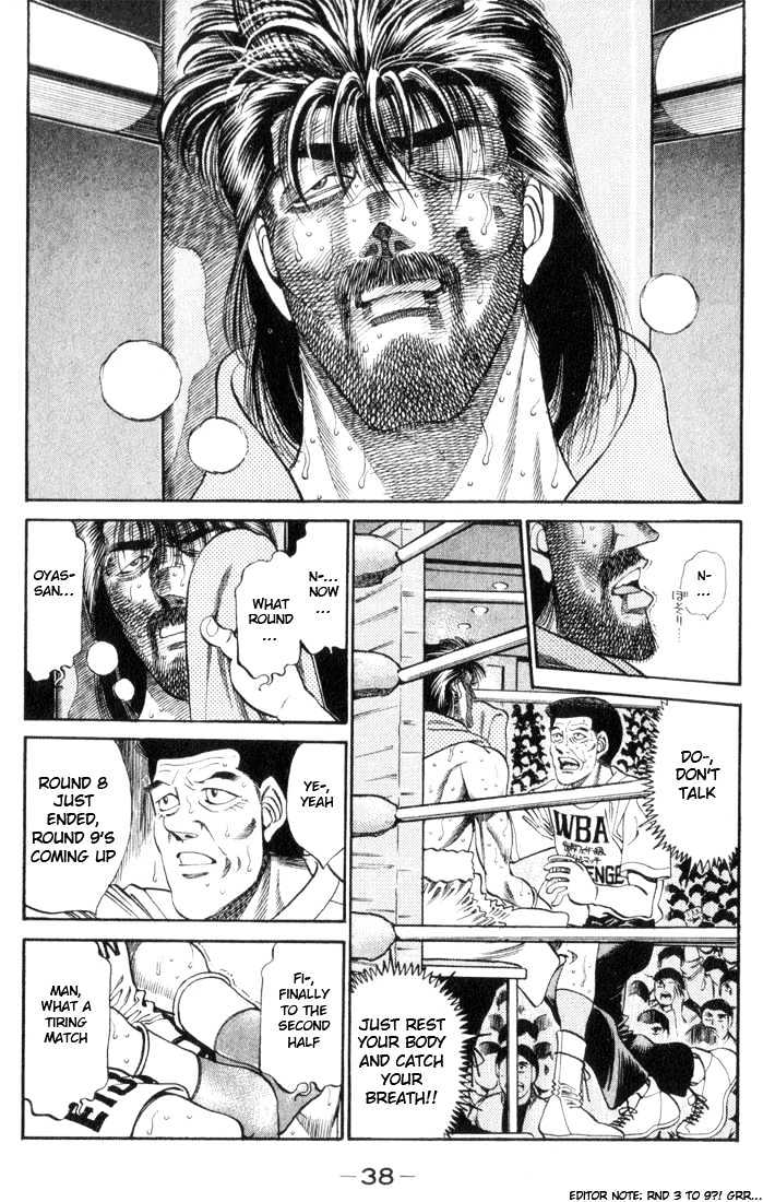 Hajime no Ippo Chapter 336 page 14 - Chapter 336 : Devil"s Back