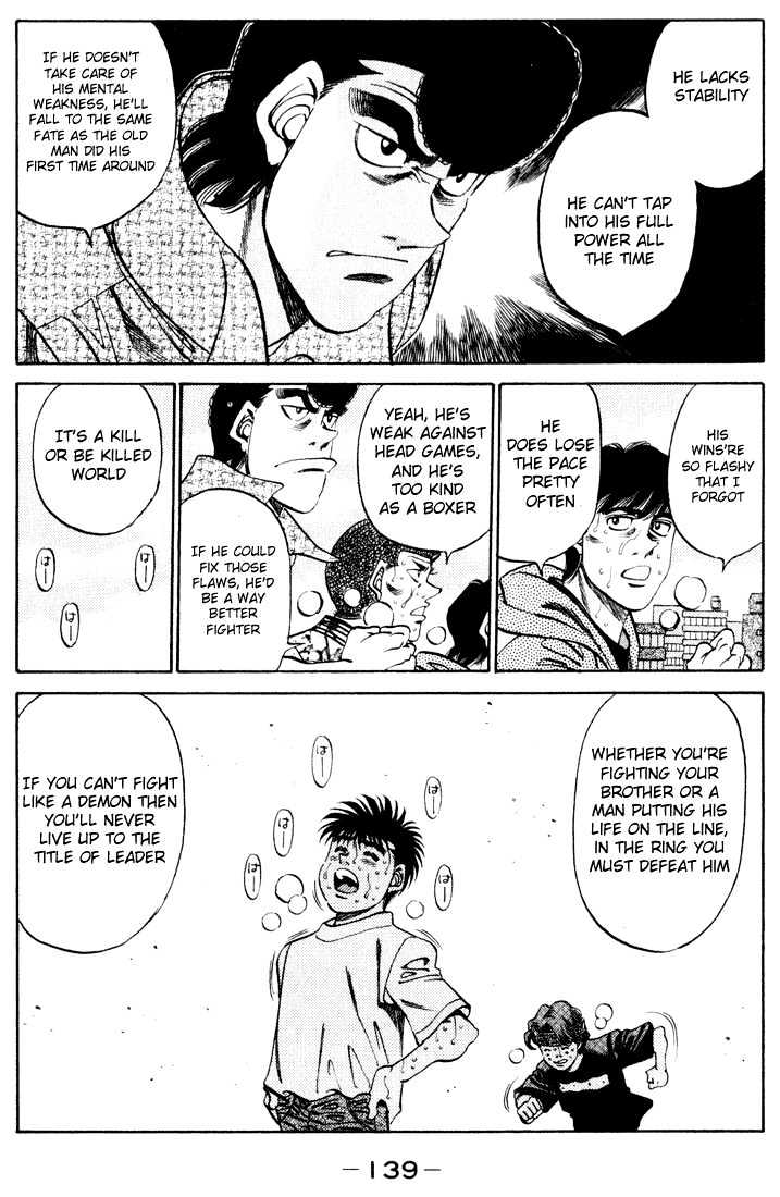 Hajime no Ippo Chapter 341 page 15 - Chapter 341 : Ippo-senpai's Task
