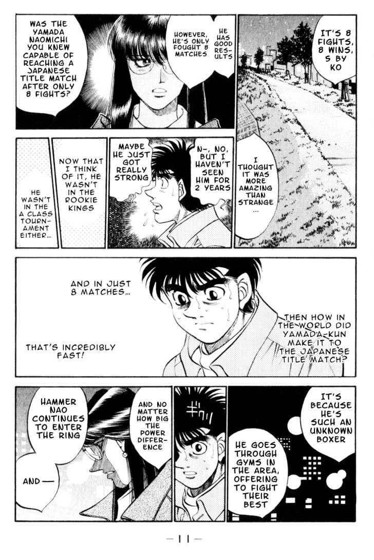 Hajime no Ippo Chapter 344 page 10 - Chapter 344 : Underdog's Dream