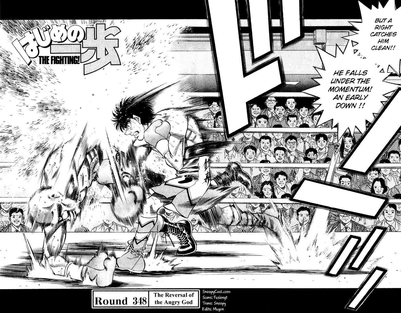 Hajime no Ippo Chapter 348 page 2 - Chapter 348 : The Reversal Of The Angry God