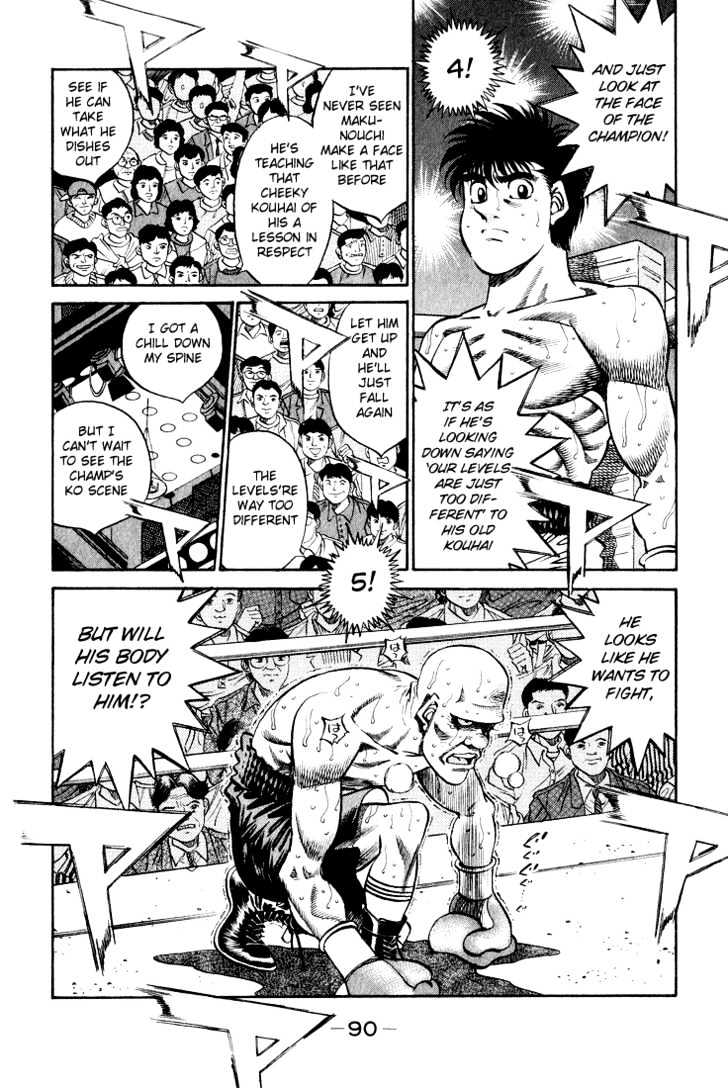 Hajime no Ippo Chapter 348 page 5 - Chapter 348 : The Reversal Of The Angry God