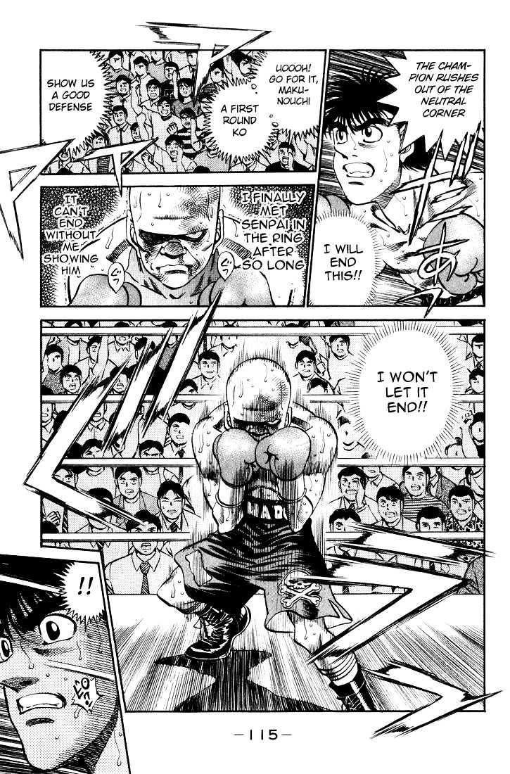 Hajime no Ippo Chapter 349 page 11 - Chapter 349 : Irritated Combination