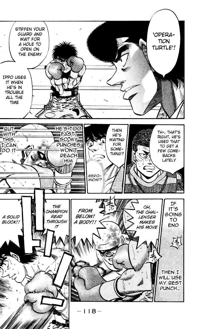 Hajime no Ippo Chapter 349 page 14 - Chapter 349 : Irritated Combination