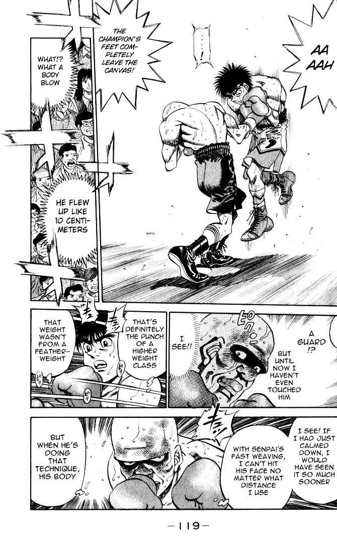 Hajime no Ippo Chapter 349 page 15 - Chapter 349 : Irritated Combination