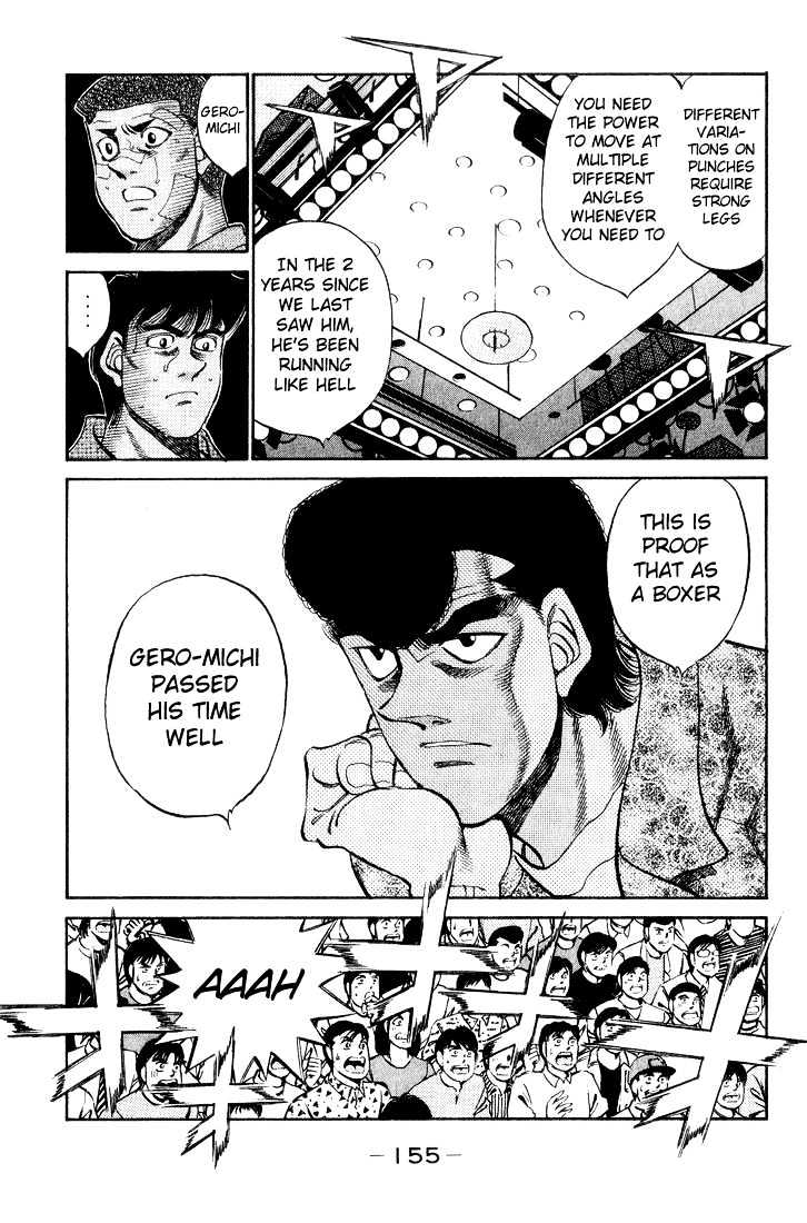 Hajime no Ippo Chapter 351 page 11 - Chapter 351 : Solar Plexus Blow