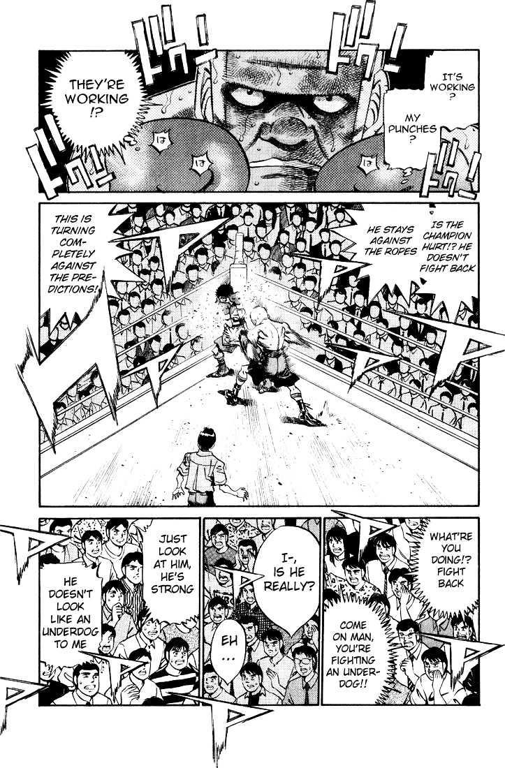 Hajime no Ippo Chapter 351 page 13 - Chapter 351 : Solar Plexus Blow