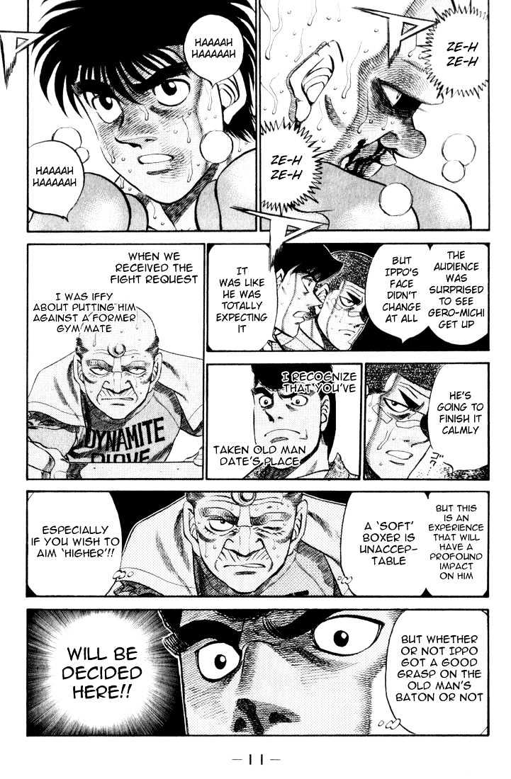 Hajime no Ippo Chapter 353 page 9 - Chapter 353 : Towards The Longed For