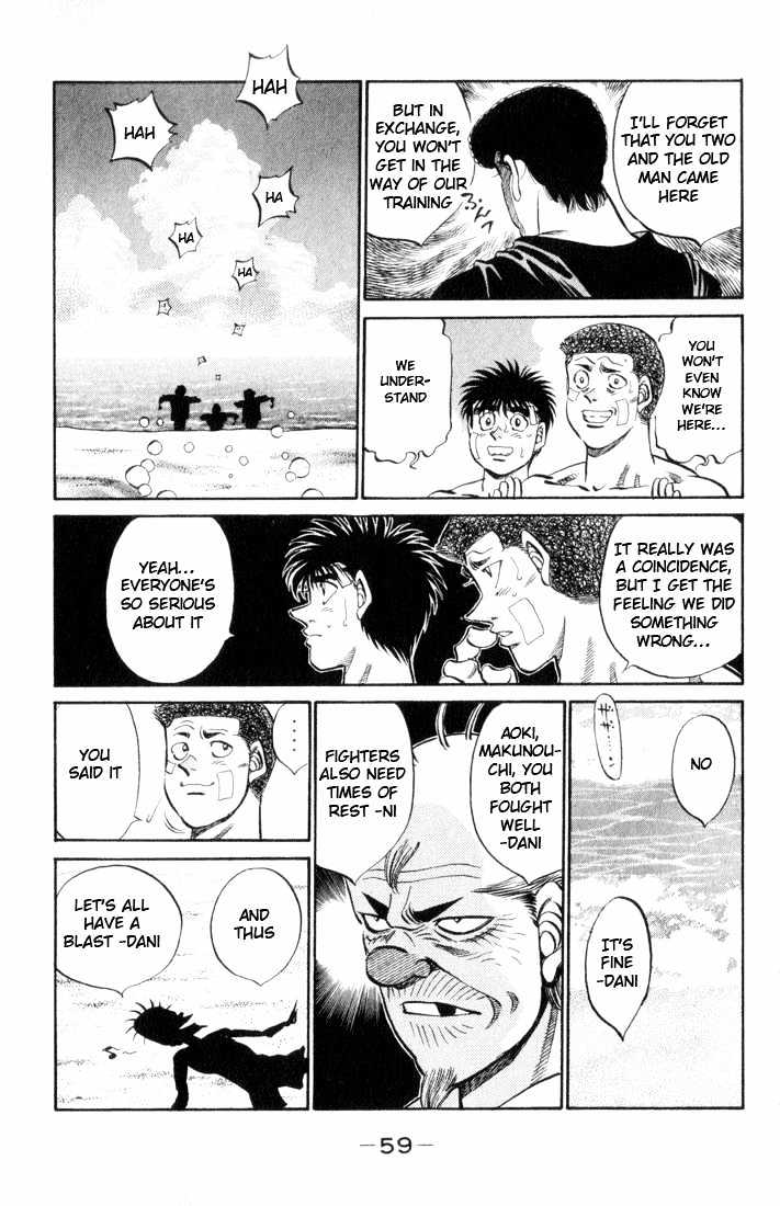 Hajime no Ippo Chapter 355 page 15 - Chapter 355 : Encounter At The Beach
