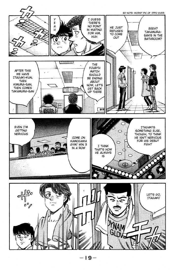 Hajime no Ippo Chapter 362 page 19 - Chapter 362 : Their Ring