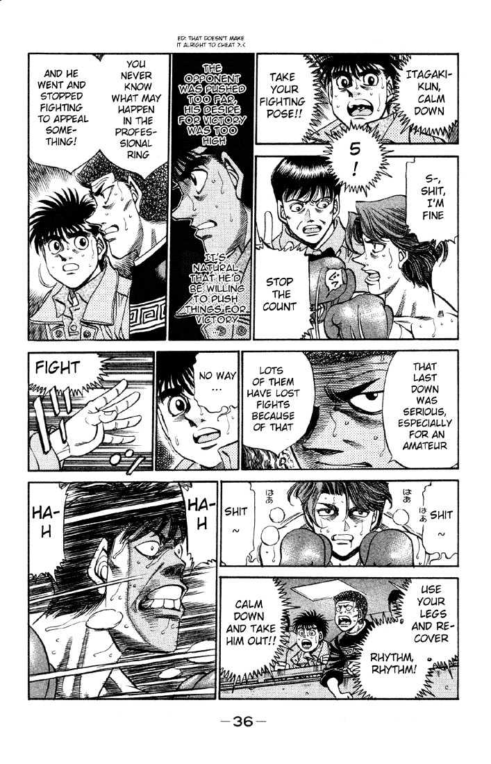 Hajime no Ippo Chapter 363 page 14 - Chapter 363 : The Pro's Ring