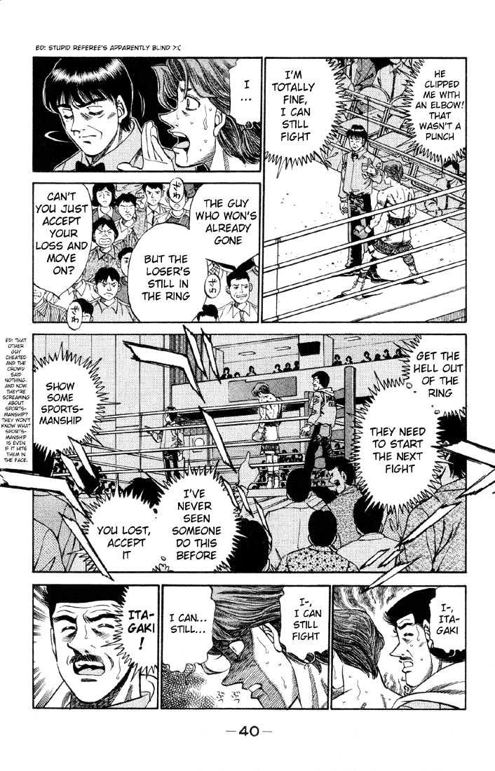 Hajime no Ippo Chapter 363 page 18 - Chapter 363 : The Pro's Ring