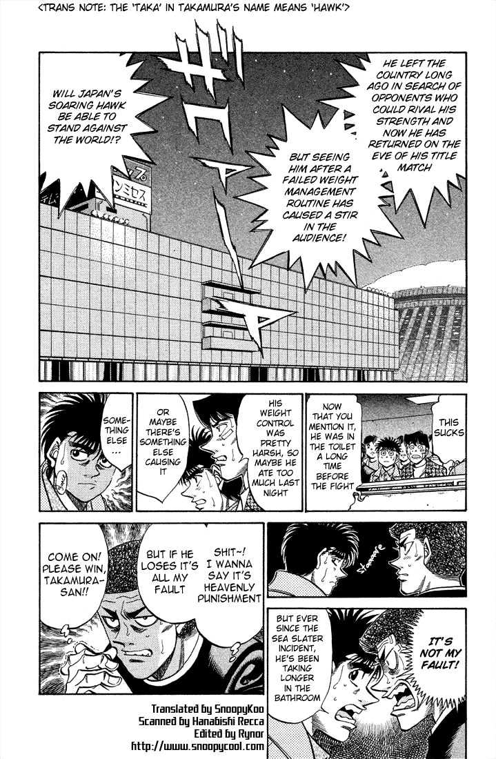 Hajime no Ippo Chapter 365 page 3 - Chapter 365 : Wild Hawk