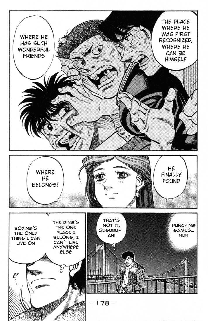 Hajime no Ippo Chapter 370 page 18 - Chapter 370 : Where I Belong