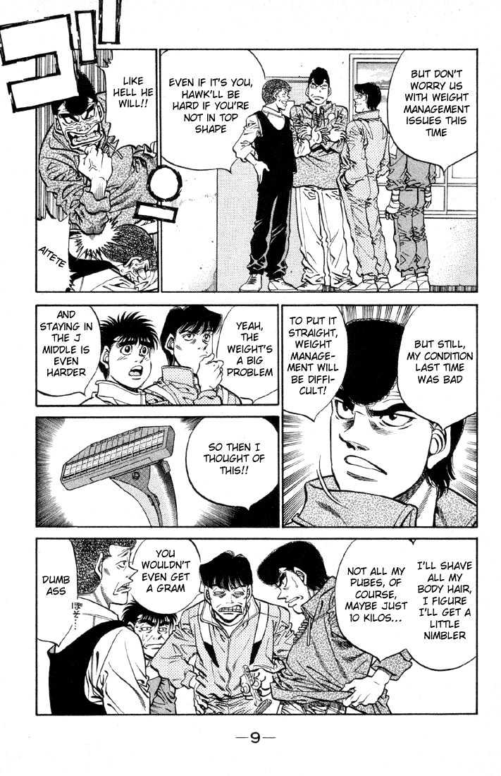 Hajime no Ippo Chapter 371 page 10 - Chapter 371 : The Ring, Sweat, Them, And...