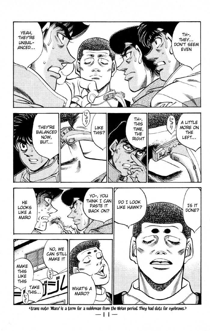 Hajime no Ippo Chapter 371 page 12 - Chapter 371 : The Ring, Sweat, Them, And...