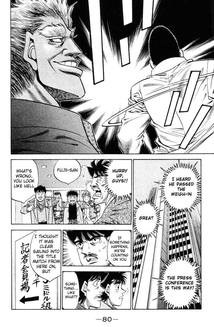 Hajime no Ippo Chapter 374 page 18 - Chapter 374 : The End Of Weight Management